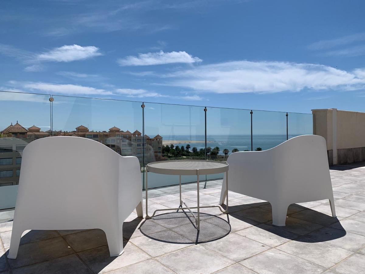 Penthouse With Wide Terrace Next To The Ocean Apartment Huelva Luaran gambar